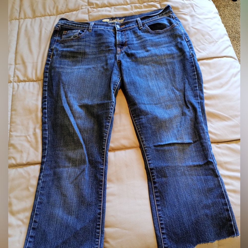 Old Navy Sweetheart Long Blue Jeans